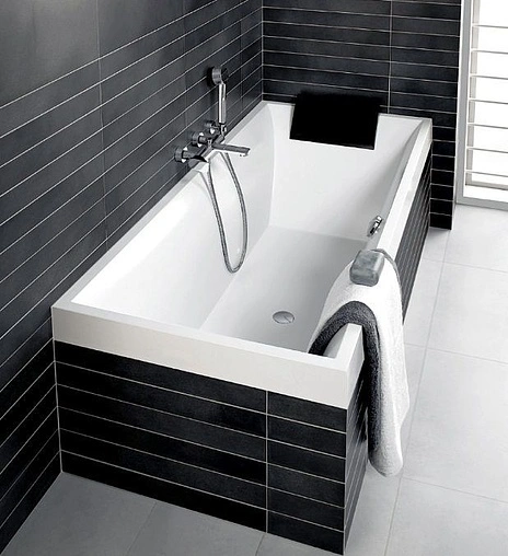 Ванна квариловая Villeroy&amp;Boch Squaro Edge 180x80 альпийский белый UBQ180SQE2DV-01