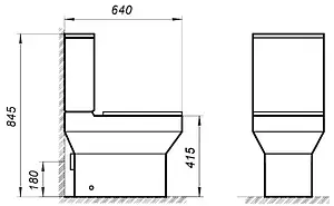Бачок для унитаза BelBagno Norma белый BB339T Бачок для унитаза BelBagno Norma белый BB339T, 2