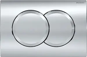 Клавиша смыва для унитаза Geberit Delta 01 115.107.21.1 хром глянцевый Клавиша смыва для унитаза Geberit Delta 01 115.107.21.1 хром глянцевый, 1