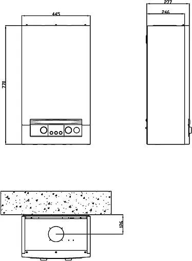 Настенный газовый котел двухконтурный турбированный 16кВт Navien Heatluxe NGB210 16K PNGB2100016L001 Настенный газовый котел двухконтурный турбированный 16кВт Navien Heatluxe NGB210 16K PNGB2100016L001