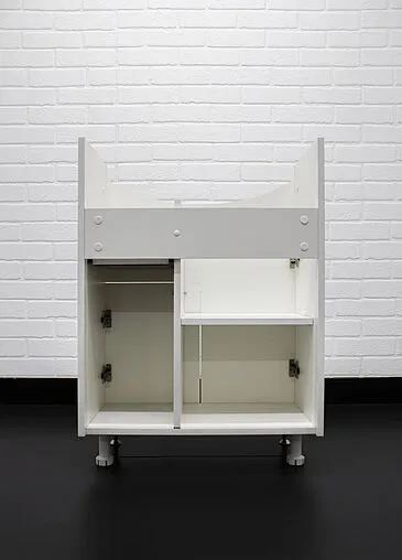 Тумба под умывальник напольный Айсберг Классик 60 белый DA1024T