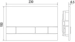 Комплект 5 в 1 Lemark Peneda+Bit Florex White 100802420 с кнопкой Bit 9802006 черный матовый soft touch Комплект 5 в 1 Lemark Peneda+Bit Florex White 100802420 с кнопкой Bit 9802006 черный матовый soft touch, 3