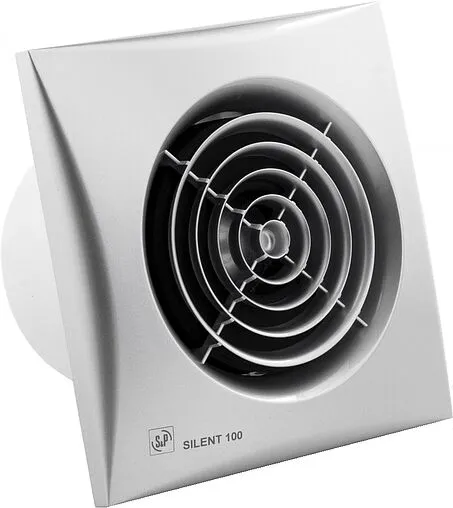 Вентилятор вытяжной Soler &amp; Palau SILENT-100 CHZ SILVER