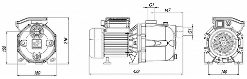 Насос поверхностный Джилекс Джамбо 70/50 П 3701