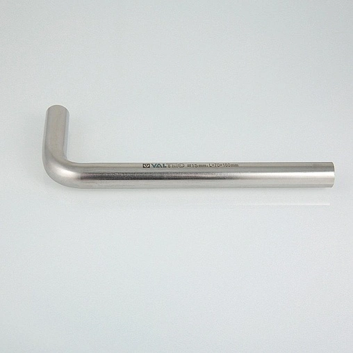 Отвод безраструбный 15мм угол 90° L= 100х600мм Valtec VT.INOX-PRESS VTi.960.I.151060