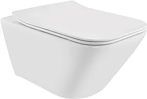 Унитаз подвесной безободковый Jaquar Laguna белый LAS-WHT-91953BIUFSM, 1