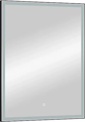 Зеркало с подсветкой Continent Strong Black Led 70x90 чёрный ЗЛП2135