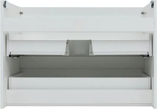 Тумба-умывальник подвесная Aquanet Нота New 90 белый глянец 00335419+00284114