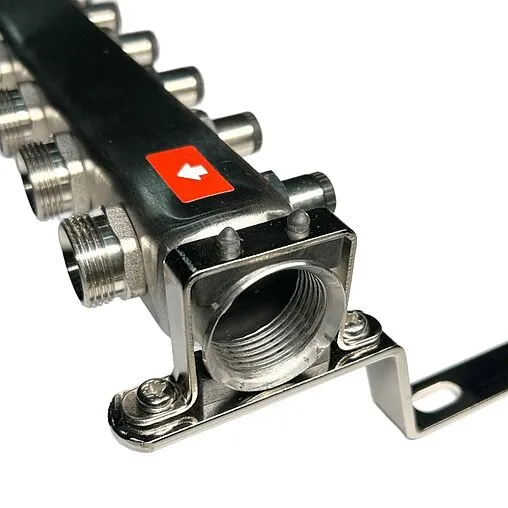 Группа коллекторная без расходомеров 12 отводов 1&quot;в/в x ¾&quot;ек Uni-fitt OPTIMAL 451B4312.RU