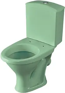 Унитаз-компакт Santeri Вест салатовый 1.P201.8.S04.00B.F, 3