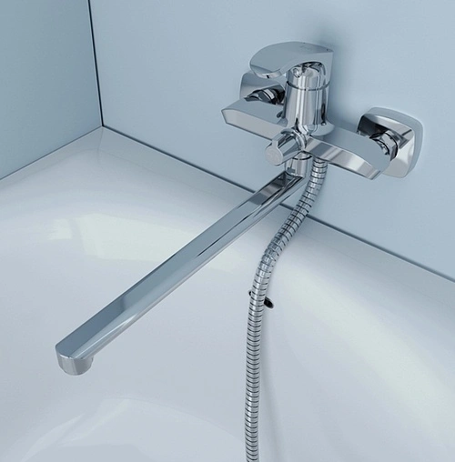 Смеситель для ванны с длинным изливом IDDIS Joker хром JOKSB00i10WA