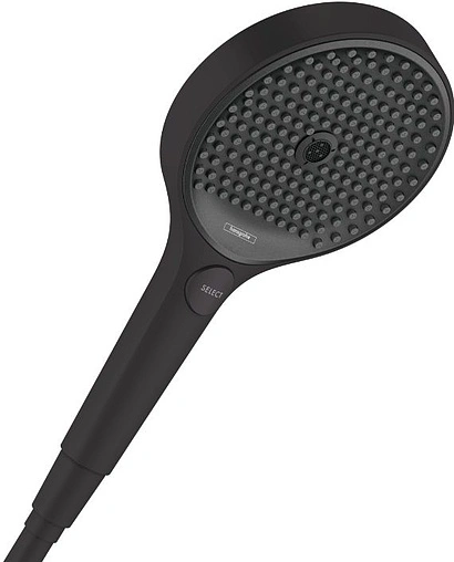 Лейка ручного душа Hansgrohe Rainfinity 130 3jet EcoSmart чёрный матовый 26865670