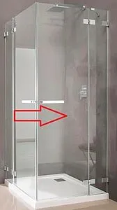 Душевая дверь 900мм прозрачное стекло Radaway Euphoria KDD 90 R 383060-01R, 1