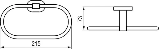 Полотенцедержатель Ravak Chrome хром X07P190