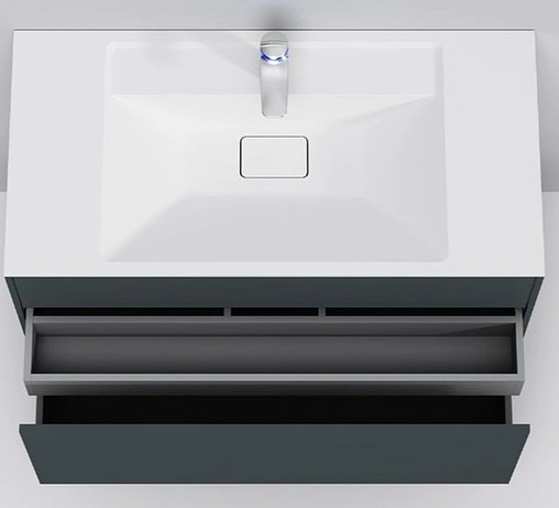 Тумба-умывальник подвесная Am.Pm Inspire 2.0 100 графит M50AFHX1003GM+