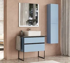 Шкаф-пенал подвесной Roca Domi 35 небесный синий ZRU9307872 Шкаф-пенал подвесной Roca Domi 35 небесный синий ZRU9307872, 4