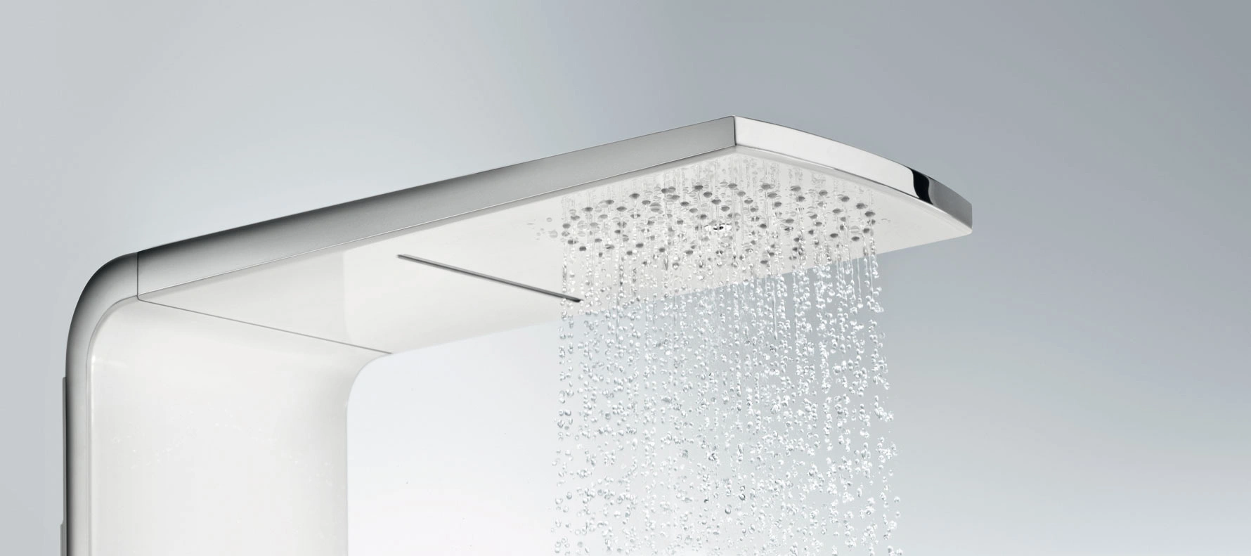 Душевая панель с термостатом для душа Hansgrohe Raindance Lift 180 2jet хром 27008000