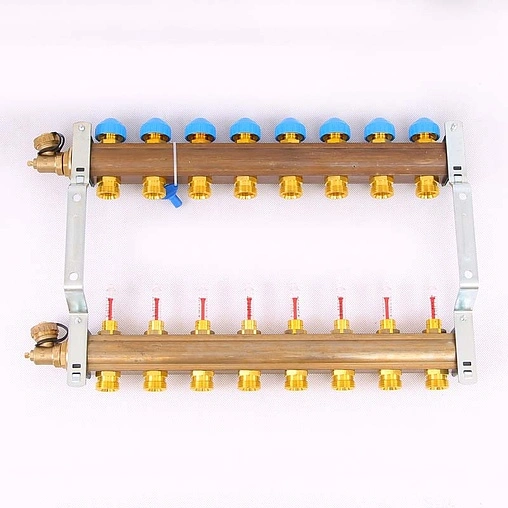 Группа коллекторная с расходомерами 8 отводов 1&quot;в/в x ¾&quot;ек Watts HKV/T 10004202