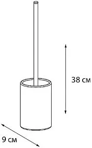 Ёршик для унитаза Fixsen Tropic хром/зелёный c рисунком FX-0882E-5 Ёршик для унитаза Fixsen Tropic хром/зелёный c рисунком FX-0882E-5, 2
