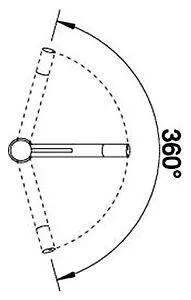 Смеситель для кухни Blanco Alta хром 512319 Смеситель для кухни Blanco Alta хром 512319, 3