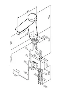 Термостат для раковины Am.Pm Inspire 2.0 хром F50A02400 Термостат для раковины Am.Pm Inspire 2.0 хром F50A02400, 2