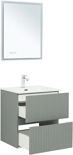 Тумба под умывальник Aquanet Джейн 60 мисти грин 00313316