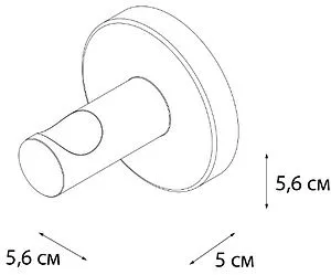 Крючок Fixsen Hotel хром FX-31005B Крючок Fixsen Hotel хром FX-31005B, 2