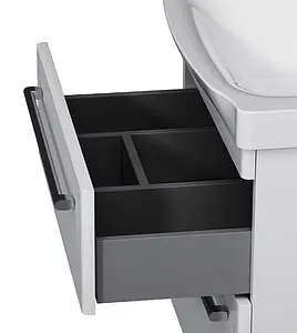 Тумба-умывальник подвесная Am.Pm Like S 65 белый M81FHX0652WG+M80WCC0652WG, 3