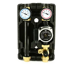 Насосный модуль с 3-х ходовым смесительным клапаном 1&quot;в х 1&quot;в Uni-Fitt 492G2500 с насосом Grundfos UPSO 25-65 180, 1