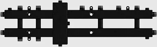 Каскадный коллектор 3 контура с гидрострелкой + 3 коллекторных контура 1&quot;н x 1&quot;н Север-BKM3 1925081