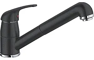 Смеситель для кухни с выдвижным изливом Blanco Daras - S антрацит 524191, 1