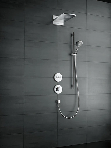 Лейка верхнего душа Hansgrohe Raindance Rainfall 180 2jet хром 28433000