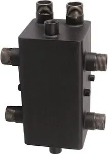 Распределительный коллектор 2 контура с гидрострелкой 1&quot;н x 1&quot;н Rommer RDG-0018-004002, 3