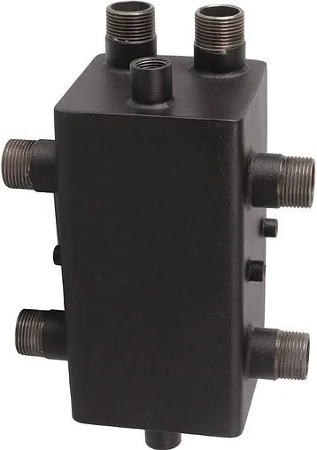 Распределительный коллектор 2 контура с гидрострелкой 1&quot;н x 1&quot;н Rommer RDG-0018-004002