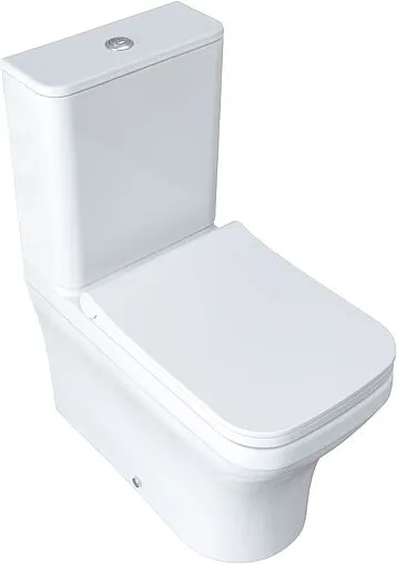 Унитаз-компакт безободковый Allen Brau Infinity белый 4.21012.20+4.XX000.20