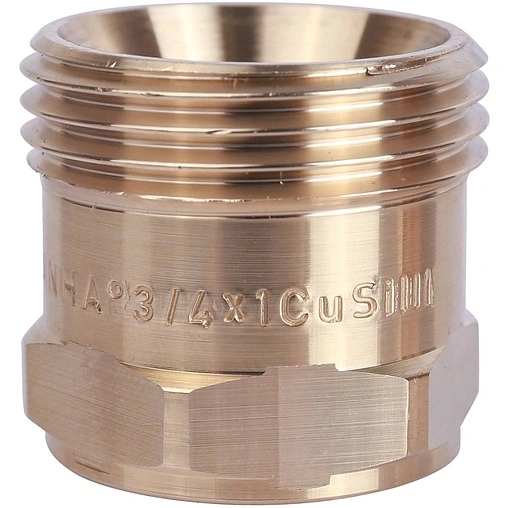 Американка пайка прямая переходная (коническое уплотнение) 22мм x ½"в Sanha 4340g 143402212