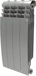 Радиатор алюминиевый 4 секции Royal Thermo BiLiner Alum 500 Silver Satin RTBASS50004 Радиатор алюминиевый 4 секции Royal Thermo BiLiner Alum 500 Silver Satin RTBASS50004, 1