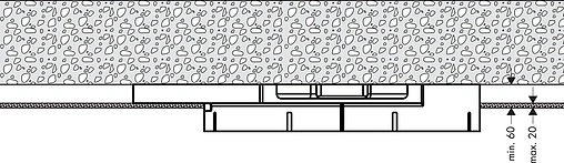 Скрытая часть для верхнего душа Hansgrohe Raindance Rainmaker 600 3jet 28412180