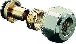 Концовка для труб из сшитого полиэтилена ¾&quot;ек x 20x2.0мм Oventrop Ofix K 1027763, 1