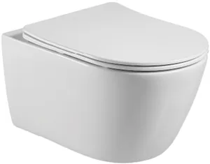 Унитаз подвесной безободковый Aquatek Бетта белый AQ1253W-00, 1