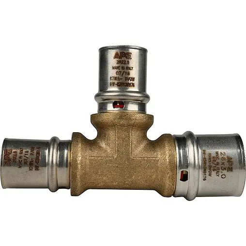 Тройник пресс редукционный 26мм x 20мм x 20мм APE AP131 26x20x20