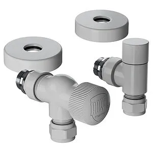 Комплект вентилей терморегулирующих осевых 15x1.0 x ½"н Royal Thermo Design Pro белый RATVXO11215WH Комплект вентилей терморегулирующих осевых 15x1.0 x ½"н Royal Thermo Design Pro белый RATVXO11215WH, 2