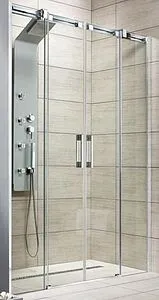 Дверь в нишу 1400мм прозрачное стекло Radaway Espera DWD 140 380240-01+380224-01, 1