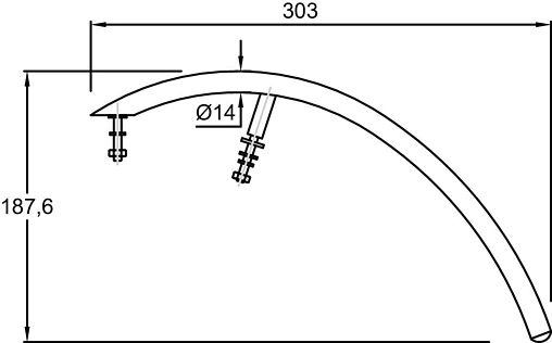 Полотенцедержатель Jacob Delafon Presquile хром E75635-CP