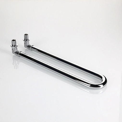 Уголок аксиальный радиаторный с хромированной трубкой (комплект) 16мм x 15мм L-300мм Valtec VTm.481.DC.001615