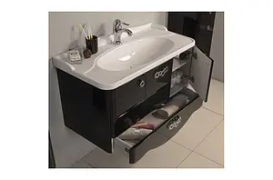 Тумба-умывальник Aquaton Венеция 75 чёрный 1A1509K0VN950 Тумба-умывальник Aquaton Венеция 75 чёрный 1A1509K0VN950, 4