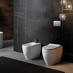 Унитаз приставной безободковый Kerasan Flo белый 310901 Унитаз приставной безободковый Kerasan Flo белый 310901, 4