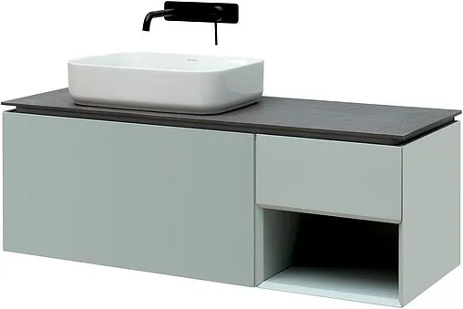 Тумба под умывальник подвесная Allen Brau Infinity 120 L папирус 1.21006.PWM