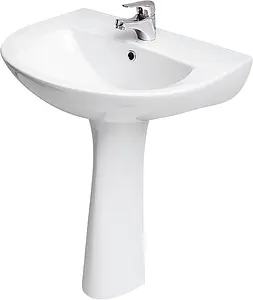 Раковина Cersanit President P 60 B белый S-UM-P60-1-w Раковина Cersanit President P 60 B белый S-UM-P60-1-w, 5