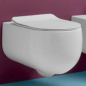 Унитаз подвесной безободковый Kerasan Flo белый матовый 311130 Унитаз подвесной безободковый Kerasan Flo белый матовый 311130, 3